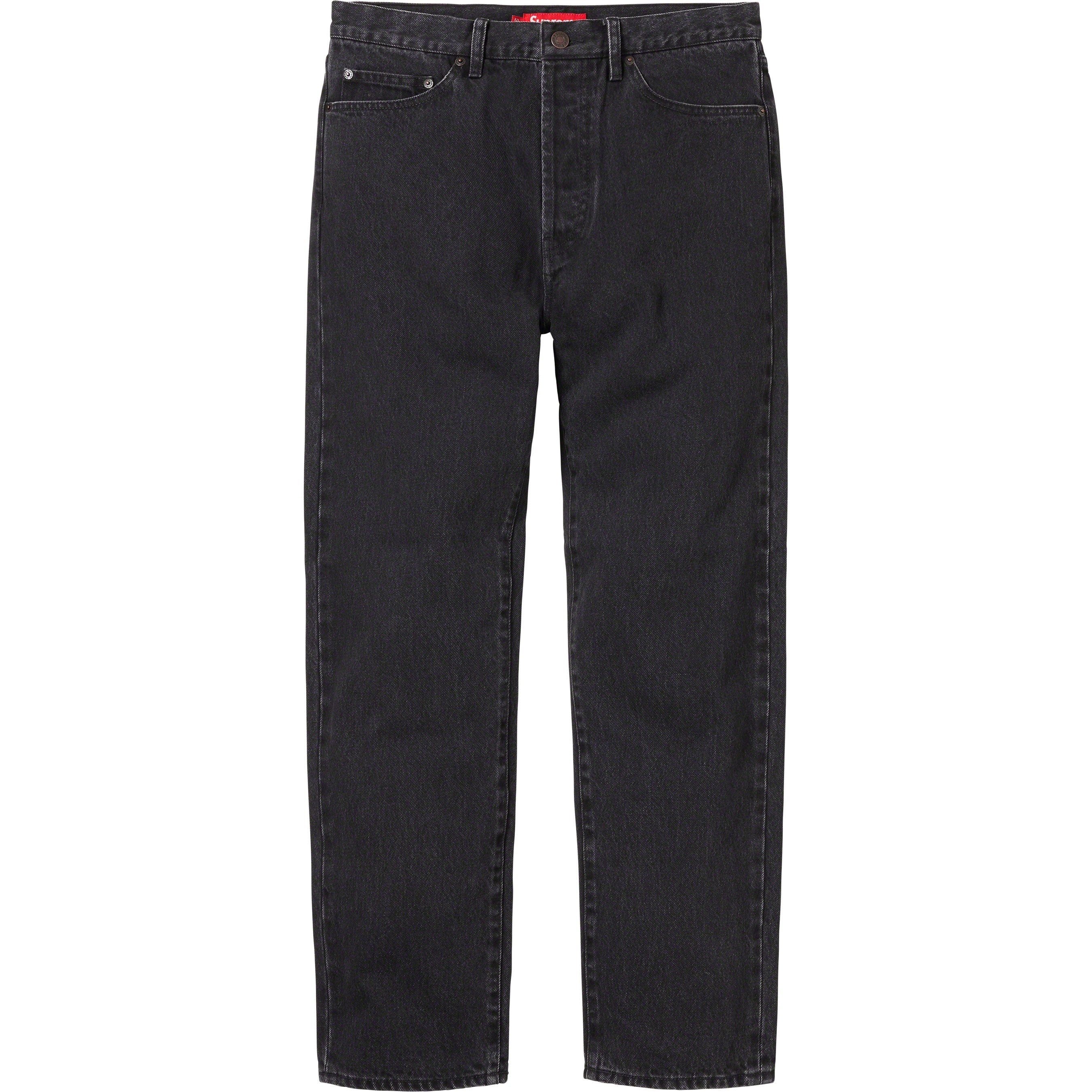 Stone Washed Black Slim Jean view 4